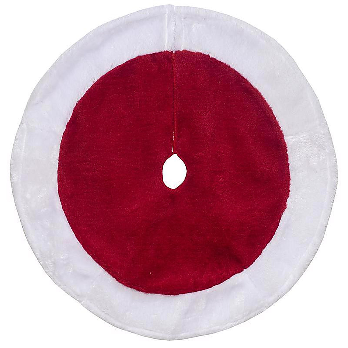 Dyno 2186809-1AC Red Plush Tree Skirt Christmas Decoration