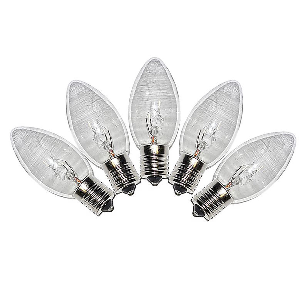 Holiday Bright Lights BU25C9-TCLA C9 Clear/Warm White 25 count Christmas Light Bulbs 1 ft.