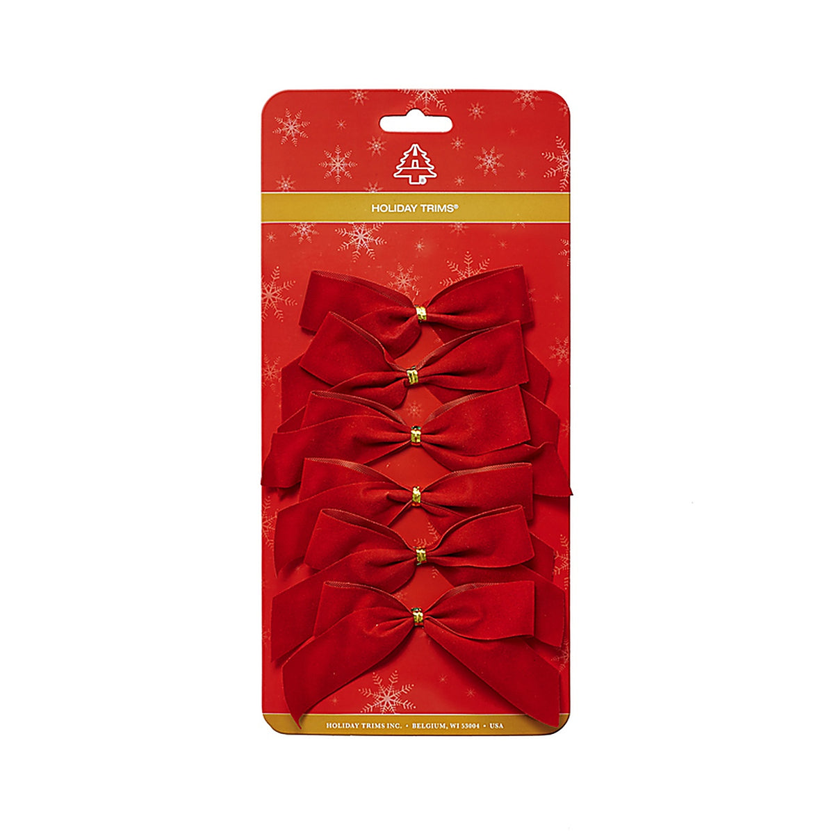Holiday Trims 7920 Red 2 Loop Christmas Miscellaneous Indoor Christmas Decor
