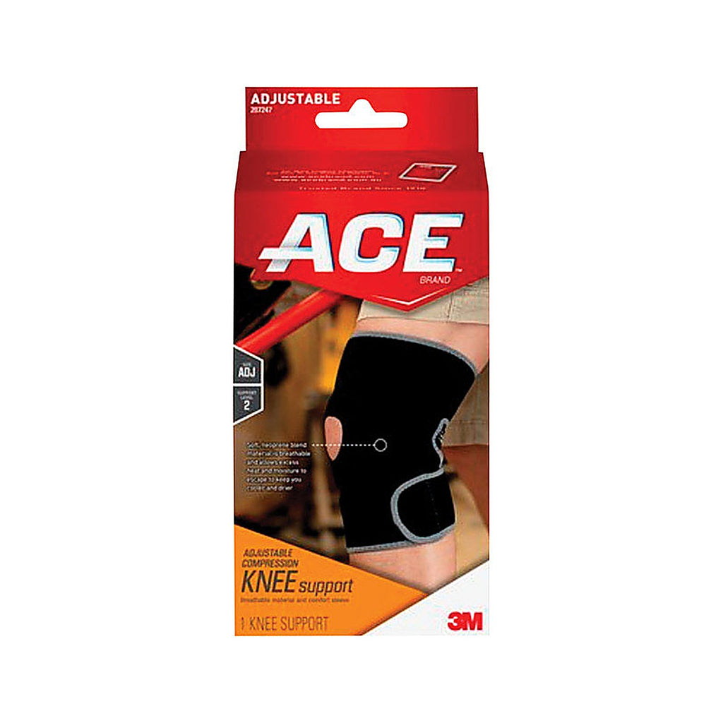 3M - 207247 - Ace Black Knee Support 1 Pack