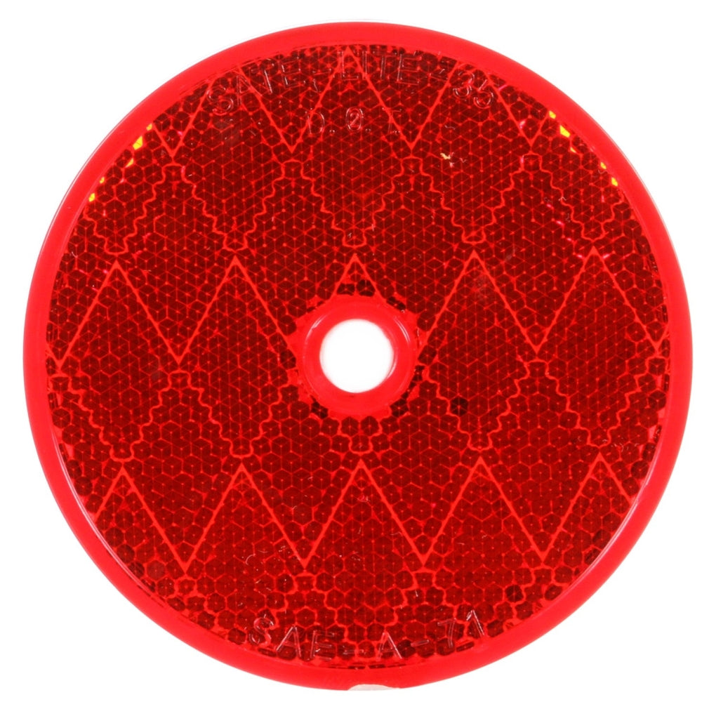 Trucklite 98006R 3in. Round Red Reflector