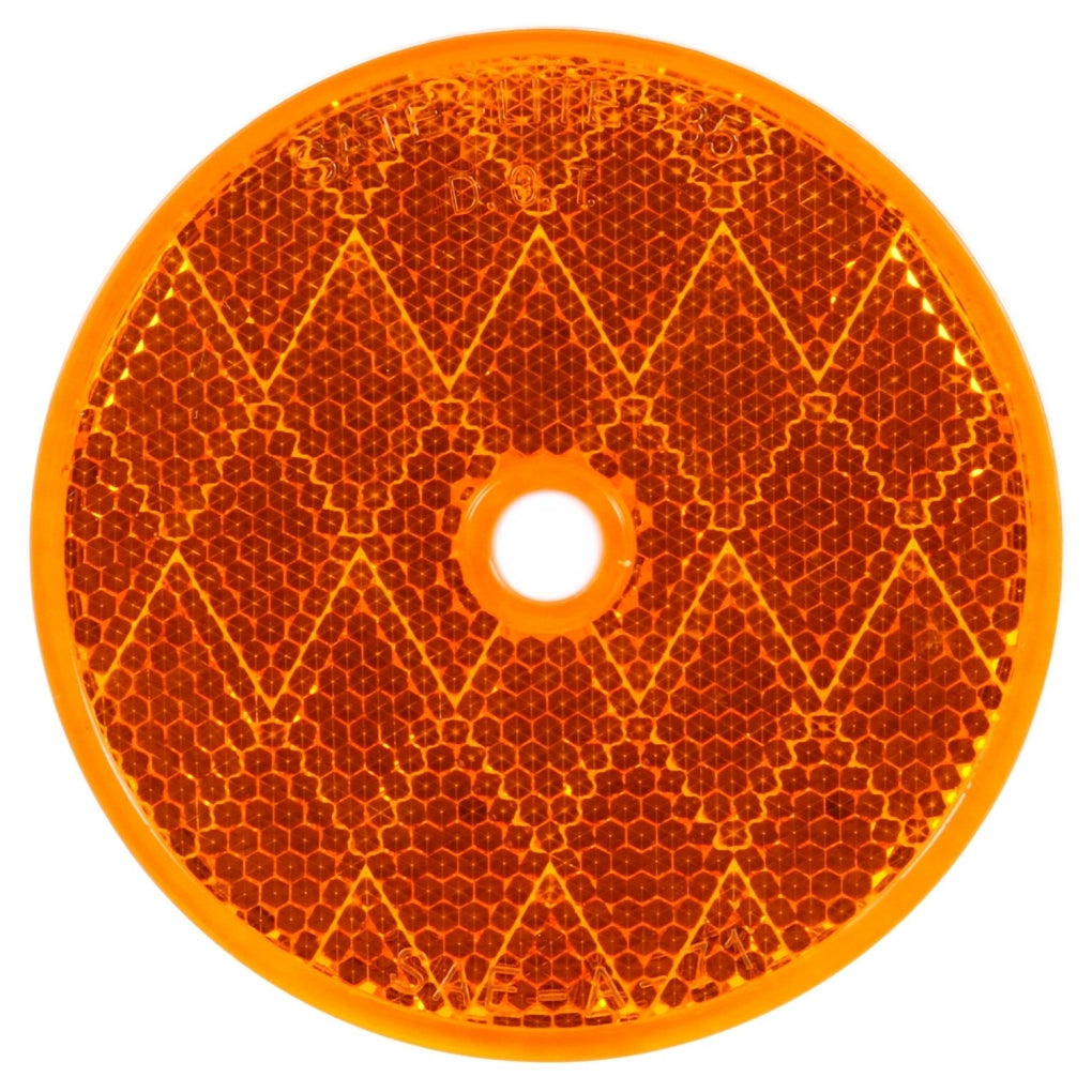 Trucklite 98006Y 3in. Round Yellow Reflector