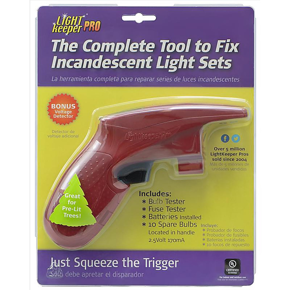 Lightkeeper Pro - 1201-8 - 9.75 In. Incandescent Light Repair 1 Pack