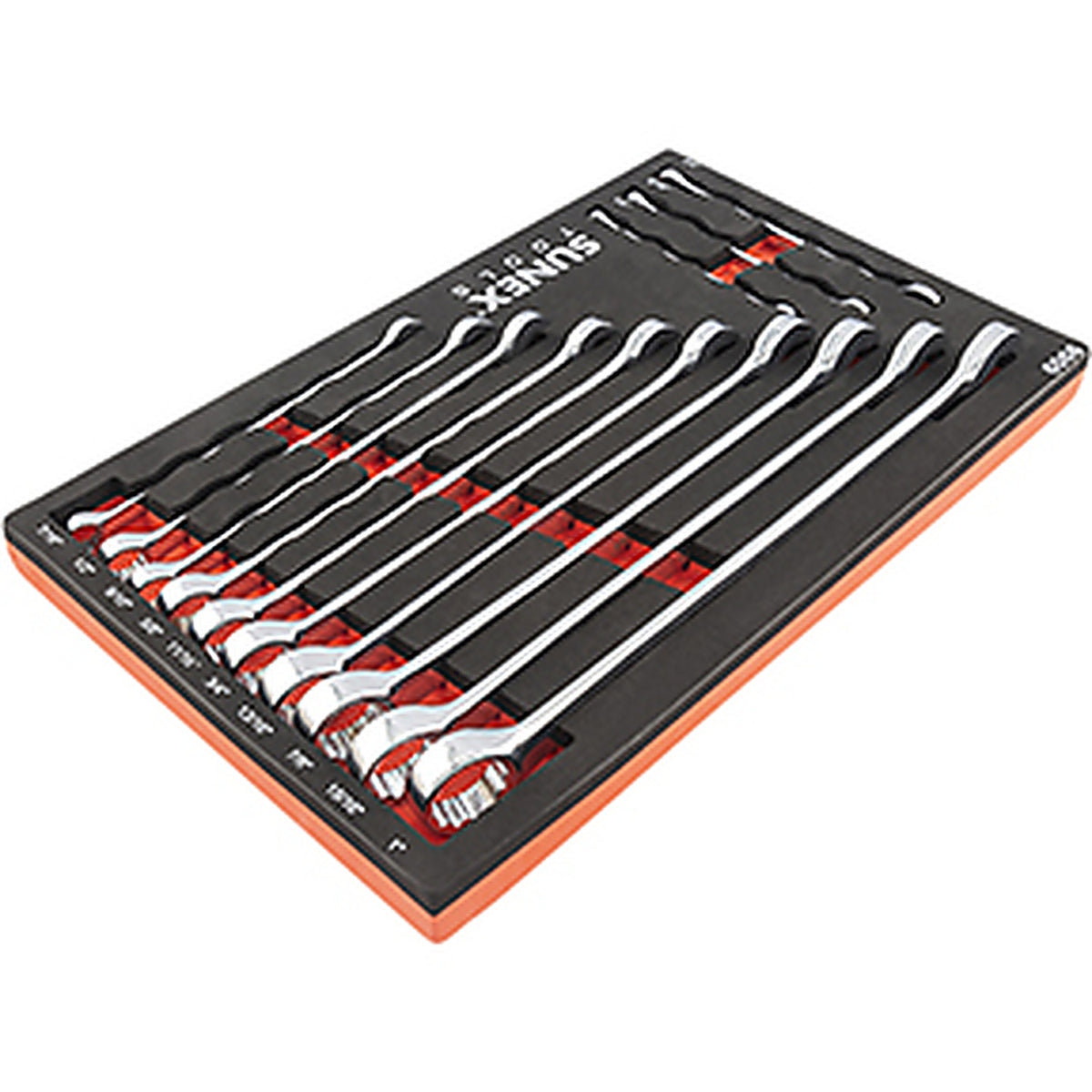Sunex Tools - 9909 - 13 Piece V-Groove SAE Wrench Set in Eva Foam 1/4 in-1 in