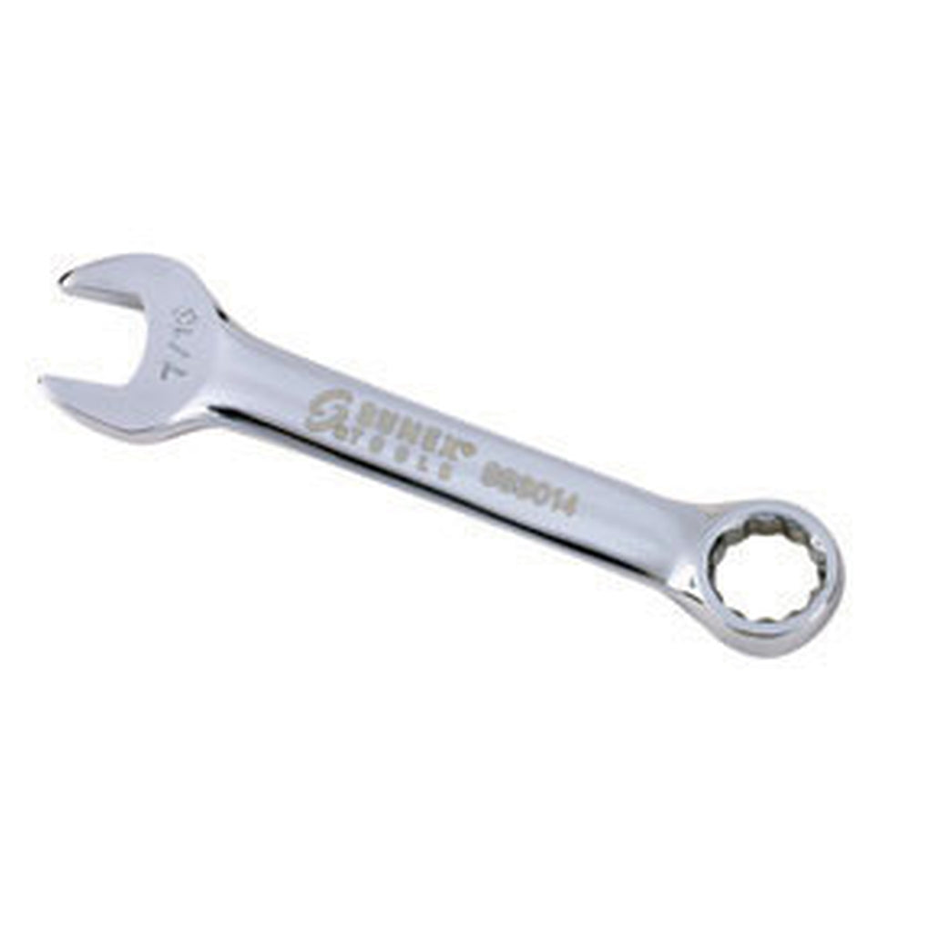 Sunex Tools - 993014 - 7/16 Inch Fully Polished Stubby Combination Wrench