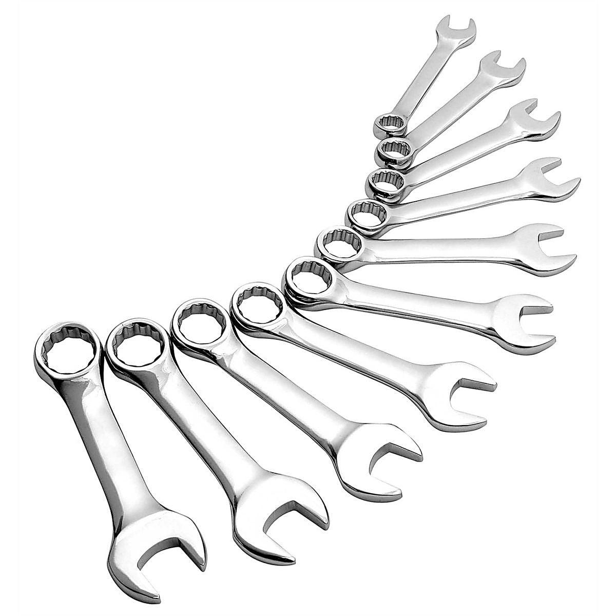 Sunex Tools 9930M 10 Pc. Metric Stubby Combo Wrench Set
