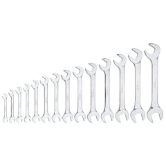 Platinum Tech 99420 14 Pc. Metric Full Polished Angle Wrench Set (15 & 60)