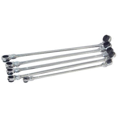 Platinum Tech - 99650 - 5 Piece XL Ratcheting Wrench Set with 10 Metric Sizes