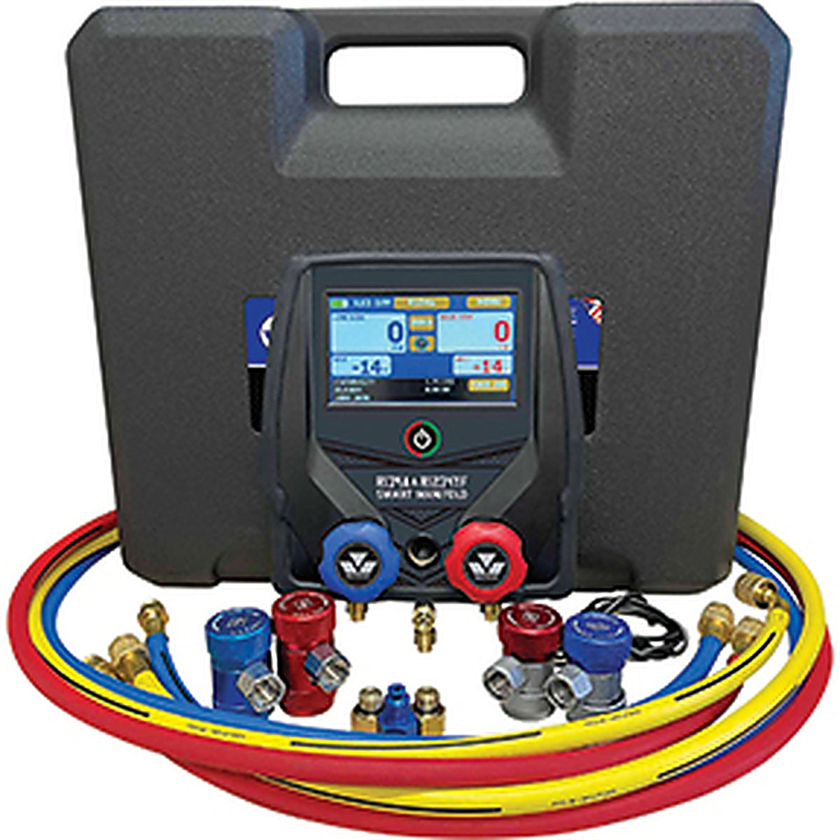 Mastercool - 99935 - Auto Manifold Gauge Set w/Coupler and Conversion Kit