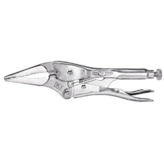 IRWIN 9LN Fast Release Long Nose Locking Pliers w/Wire Cutter, 9in.