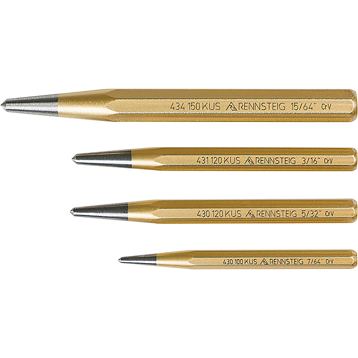 Knipex - 9R430004 - 4 Piece Center Punch Set