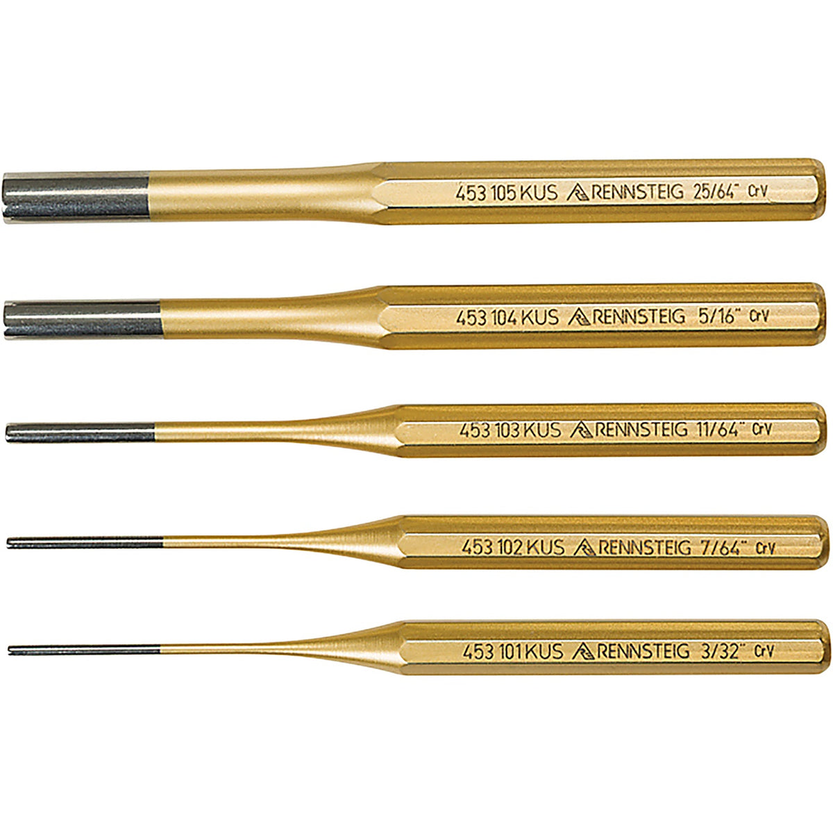 Knipex - 9R450005 - 5 Piece Pin Punch Set