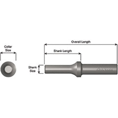 Ajax - A1605 - 1/4 Inch Round Rivet Set