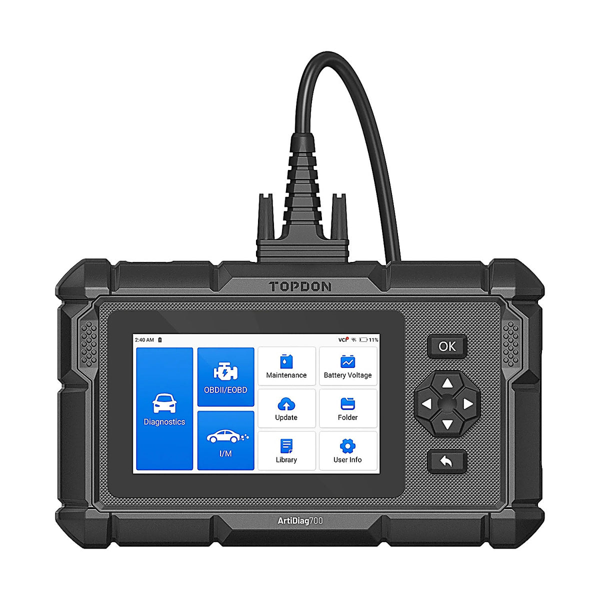 TOPDON - AD700 - Artidiag700 5 Inch Scan Tool - All Systems Scan, 15 Service Functions