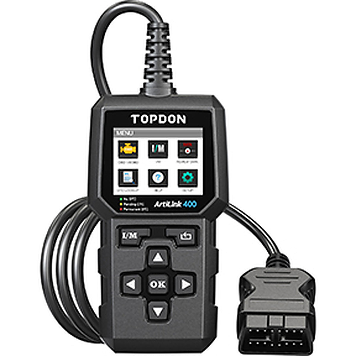 TOPDON - AL400 - Code Reader - 2.4 Inch Screen and Data Graphing