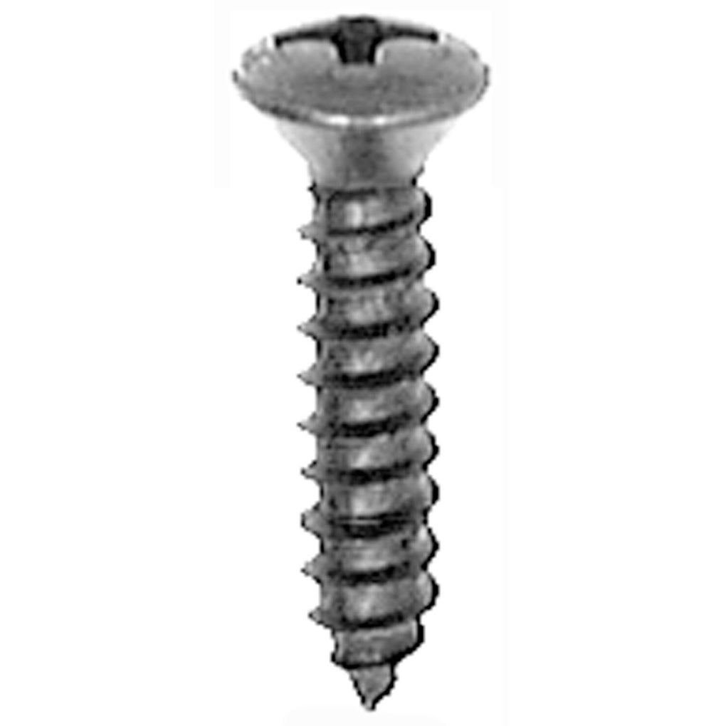 Auveco AP10165 #8 X 3/4in. Phillips Oval Head Tapping Screw Black Oxide