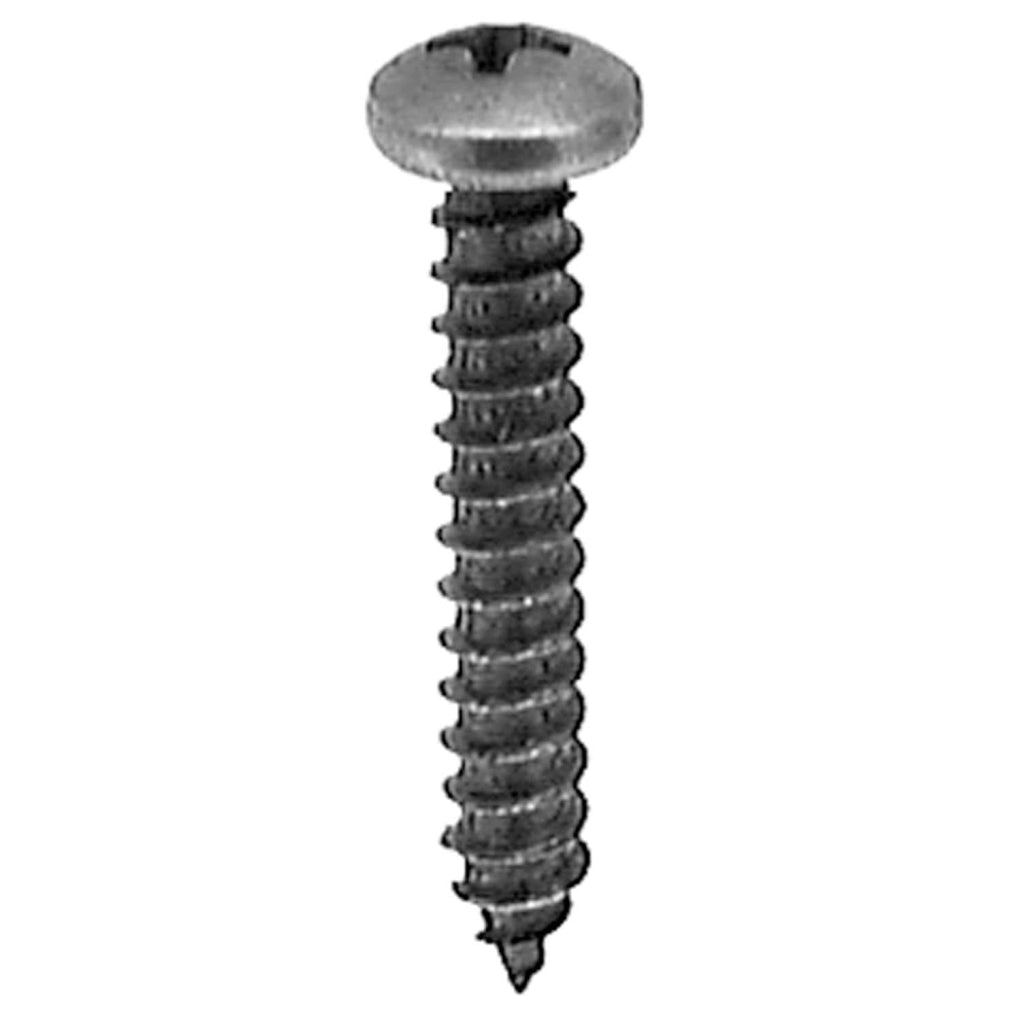 Auveco AP10182 #8 X 1in. Phillips Pan Head Tapping Screw Black Oxide
