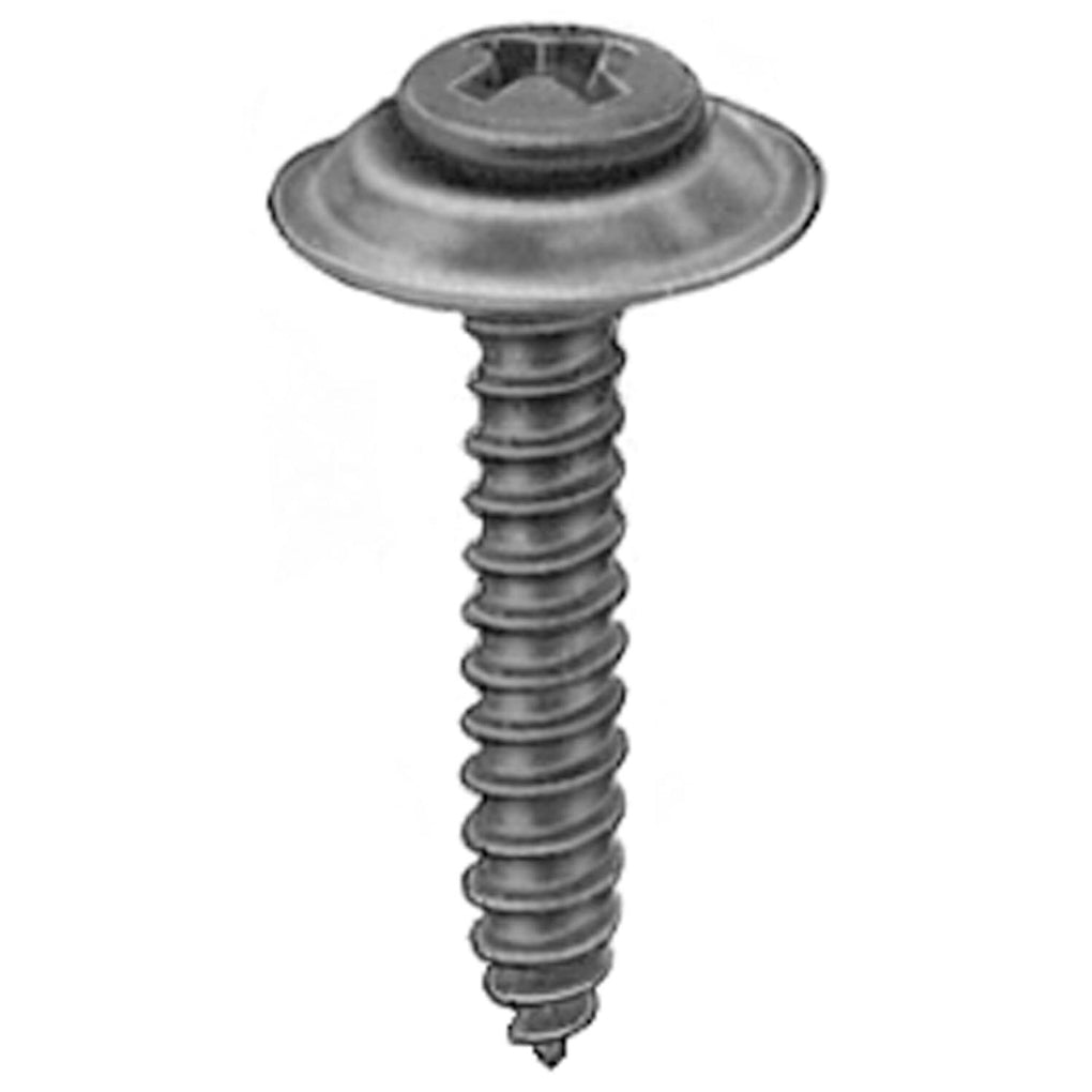 Auveco AP11789 #8 X 1in. Phillips Oval #6 Head Ab Tapping Sems Black