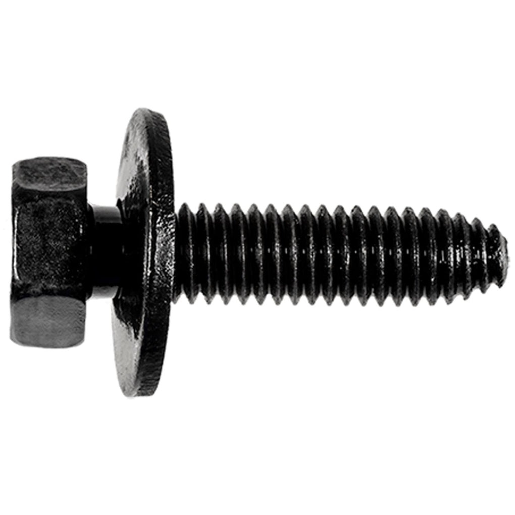 Auveco AP12065 Auveco Pak 6-1.0 X 25mm Hex Head Sems 17mm O.D. Phosphate