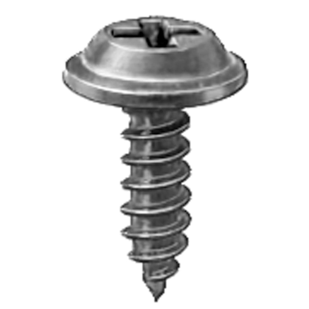 Auveco AP12213 Phillips Flat Washer Head Tapping Screw 8-18 X 1/2in. Black