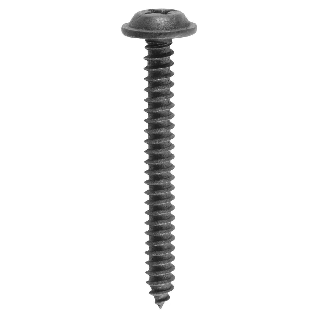 Auveco AP12218 Phillips Flat Washer Head Tapping Screw 8 X 1-1/2in. Black
