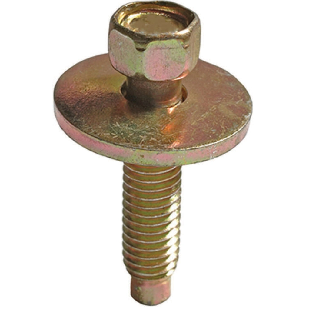 Auveco AP12335 Auveco Pak M6-1.0 X 28mm Indented Hex Washer Head Sems With Dog Zinc