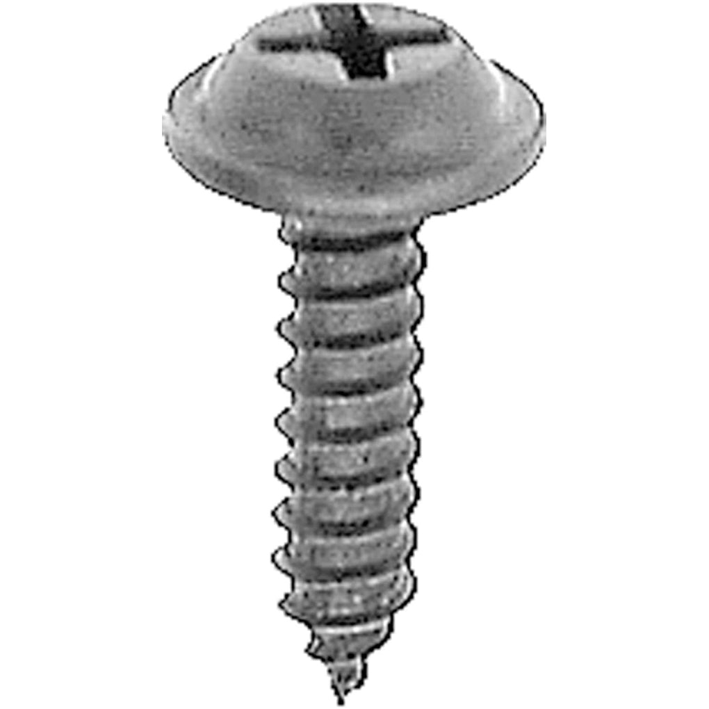 Auveco AP12953 Phillips Flat Washer Head Tapping Screw #10 X 3/4in. Black