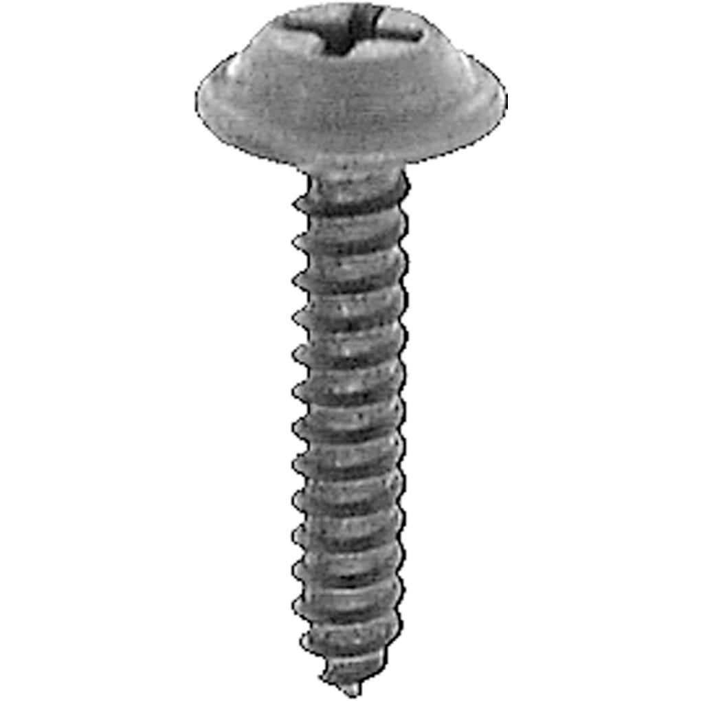 Auveco AP12954 Phillips Flat Washer Head Tapping Screw #10 X 1in. Black
