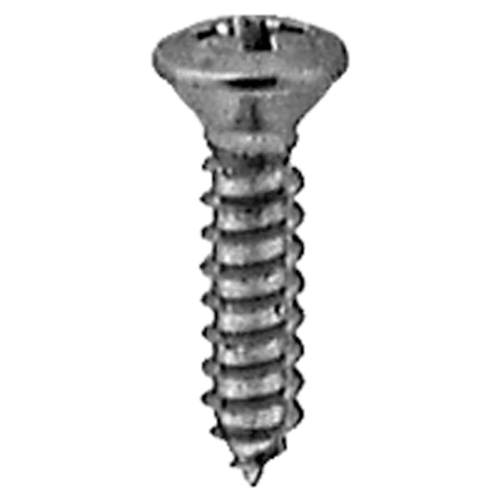 Auveco AP2710 8 X 3/4in. Phillips Oval Head Tapping Screw Chrome