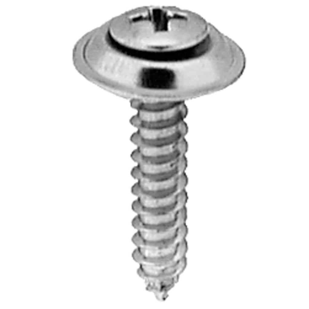 Auveco AP3467 10 X 1in. #8 Head Phillips Oval Head Sems Washer Tapping Screw