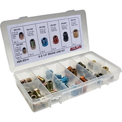 SUR&R BR14 1/4in. Brake Line Fitting Assortment