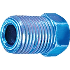 SUR&R BR210 M10 x 1.0 Blue Inverted Flare Nut