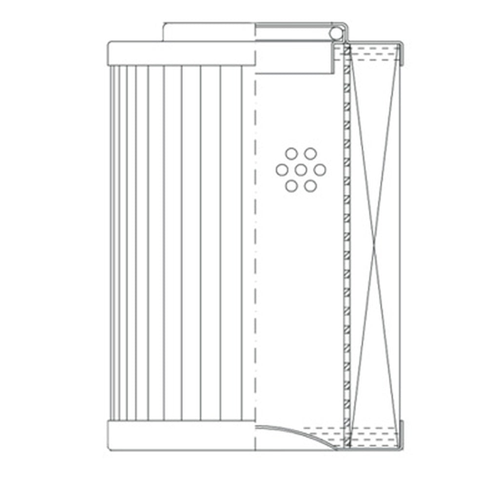 WIX D44B10GV Cartridge Hydraulic Metal Canister Filter