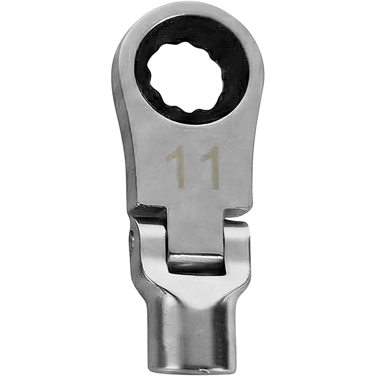 VIM Tools - DDFRA411 - 11 mm Dual Drive Flex Ratcheting Attachment - 1/4 ft Sq. Drive