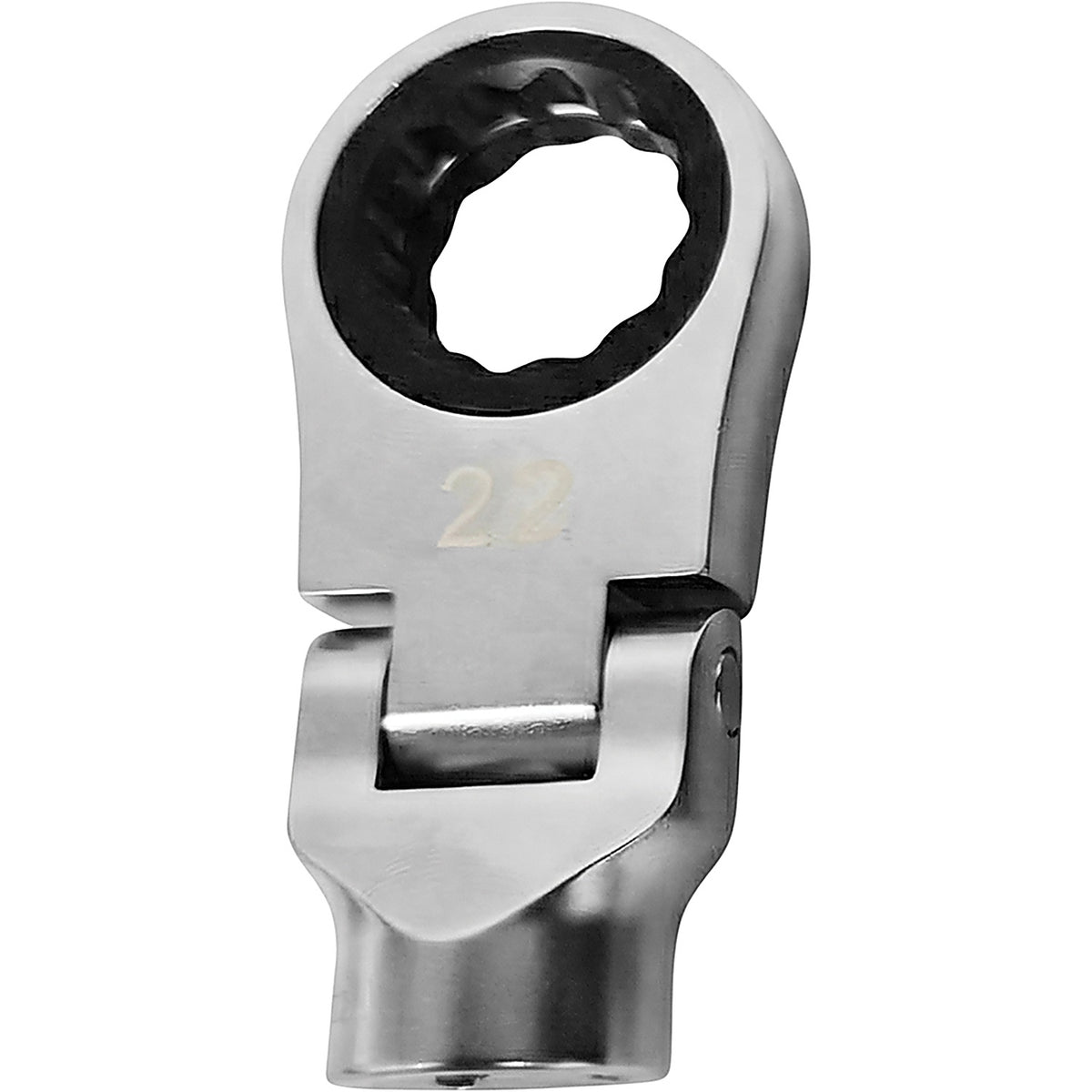VIM Tools - DDFRA822 - 22 mm Dual Drive Flex Ratcheting Attachment - 1/2 ft Sq. Drive