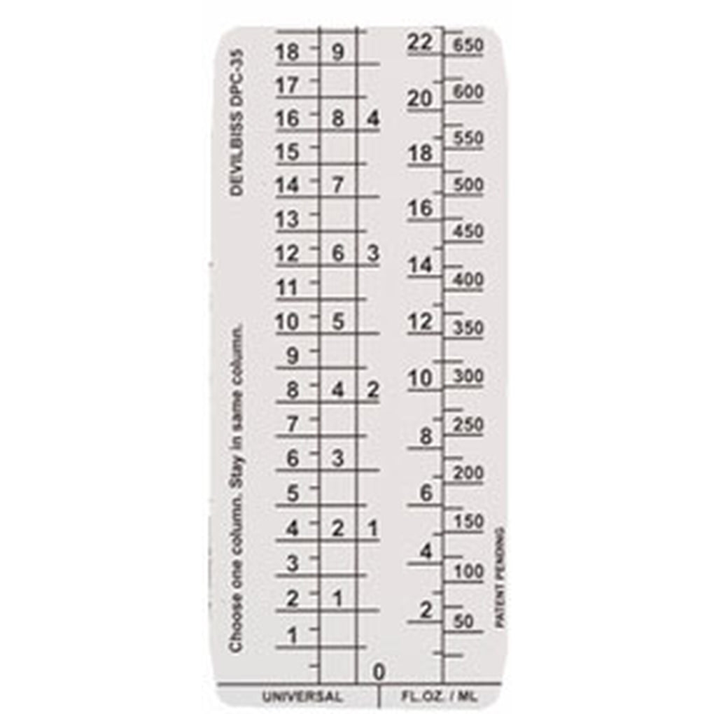 DeVilbiss DPC61K10 34 oz. Universal Measuring Guide