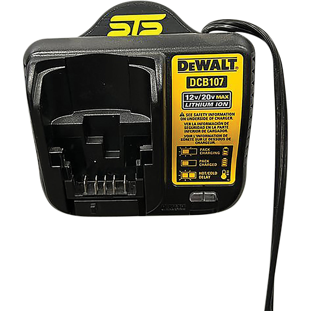 STS Auto Design - DWDC107 - STS Dewalt Cb107 Charger Holder