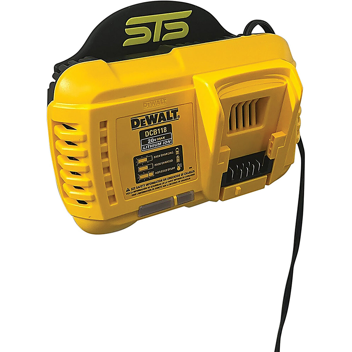 STS Auto Design - DWDCB118 - STS Dewalt Dcb118 Charger Plate