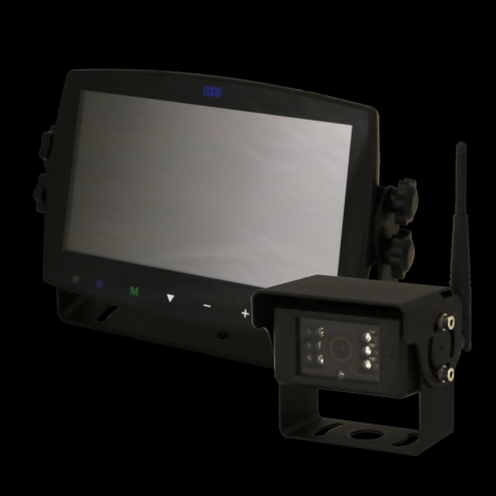 ECCO EC7008-WK Camera Kit Gemineye Wireless 7in LCD Expandable To 4 Cameras