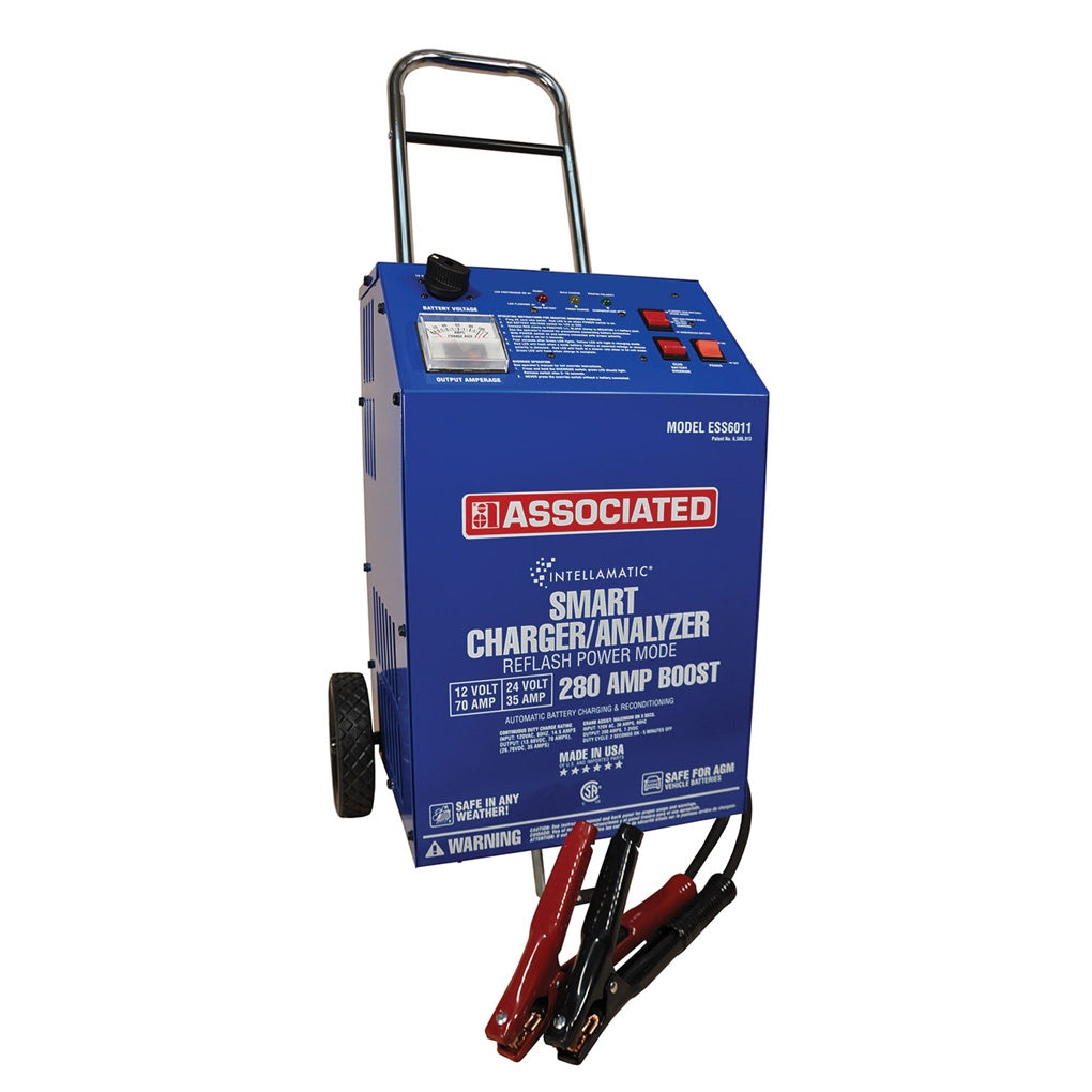 Associated Auto Equipment ESS6011 12/24V 200AMP WHEEL CHGR/ANALY