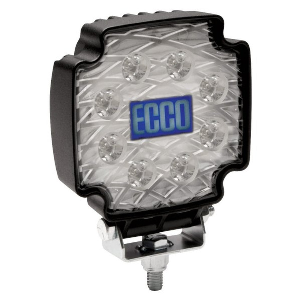 ECCO EW2102 Worklamp, 8Led, Square, Flood, 12-36VDC