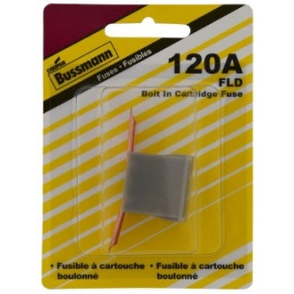 Bussmann FLD-120 Bolt-mount Cartridge Fuses 120A Gray