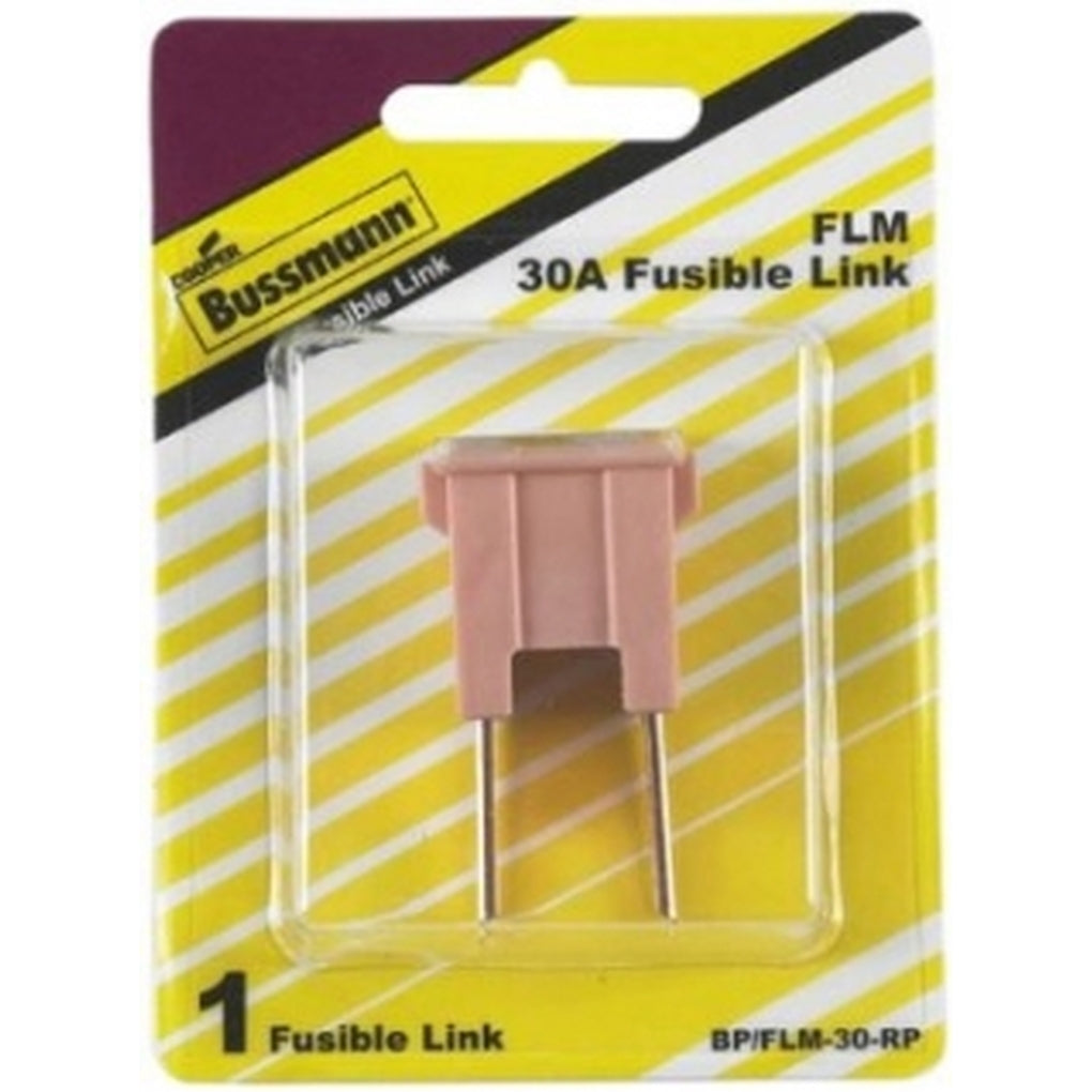 Bussmann FLM-30 Male Cartridge Fuses 30A Pink