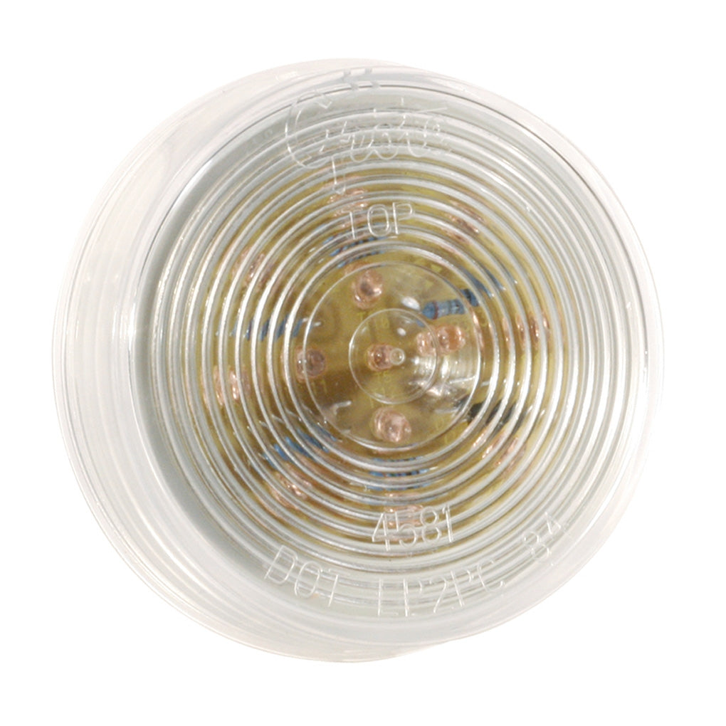 Grote G1042 CLR/MKR Lamp, 2.5in. , Red, Hi Count Led, w/Clr Lens