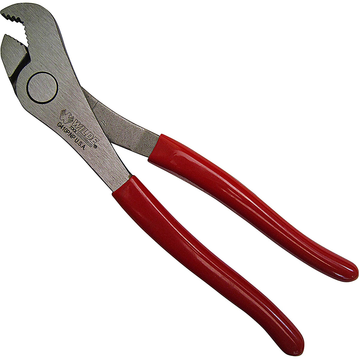 Wilde Tool - G410P.NP-CS - 7-1/2 Inch Battery Pliers-Fixed Joint-Polished-Card Staple