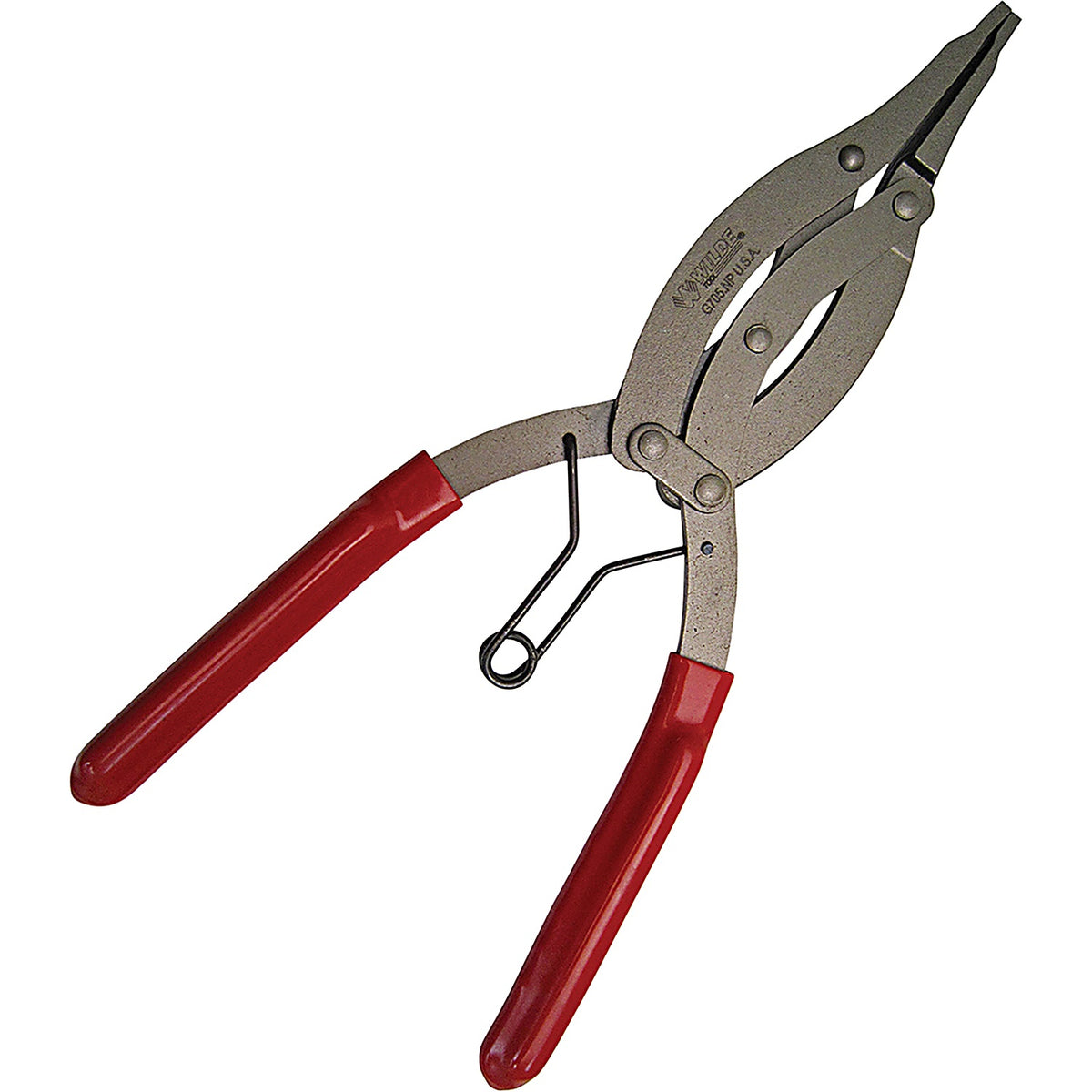 Wilde Tool - G705.NP-CS - 10 Inch Compound Lock Ring Pliers-Satin-Card Staple
