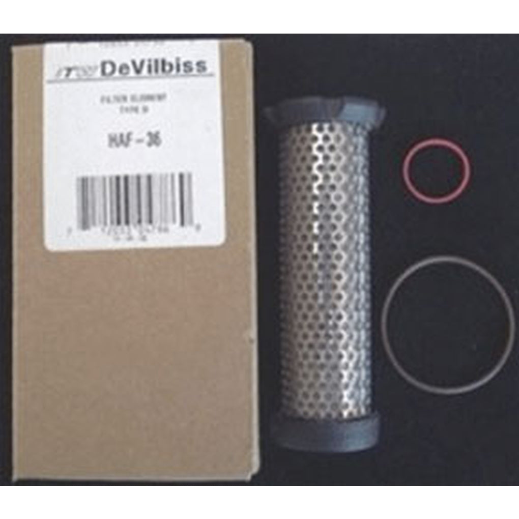 DeVilbiss HAF36 Filter & O-Ring Kit