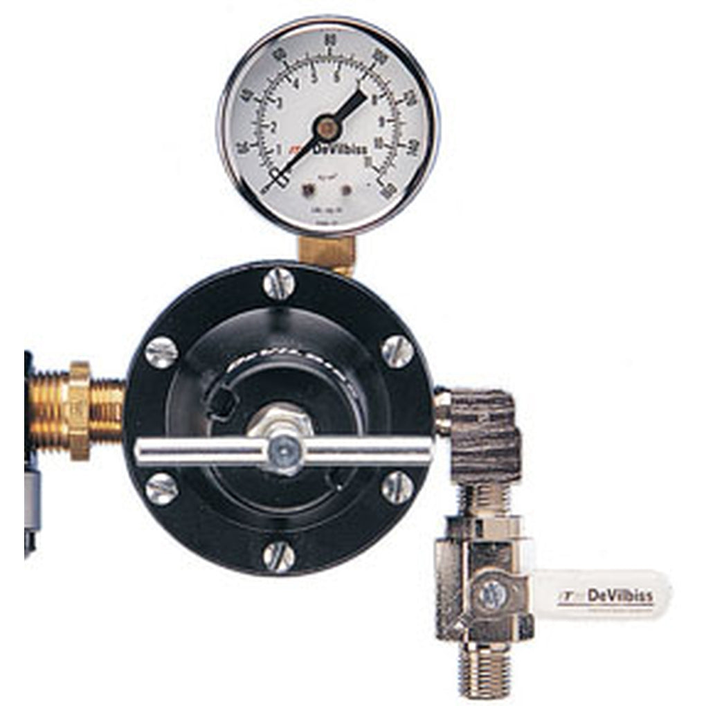 DeVilbiss HAR600 HAR-600 60 CFM Regulator Gauge and Valve