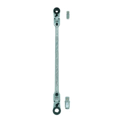 VIM Tools HBR1046 1/4 & 10MM HEX Reverse Bit Ratchet W/Removable 1/4 & 3/8 SQ DR Adapters