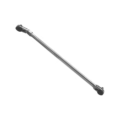 VIM Tools HBR12 12 Long 1/4 Hex Bit Ratchet Wrench with Removable 1/4 Square Drive Adapter, 180 Locking Pivot